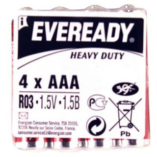 Батарейки Eveready HD AAA, 1.5V 4шт